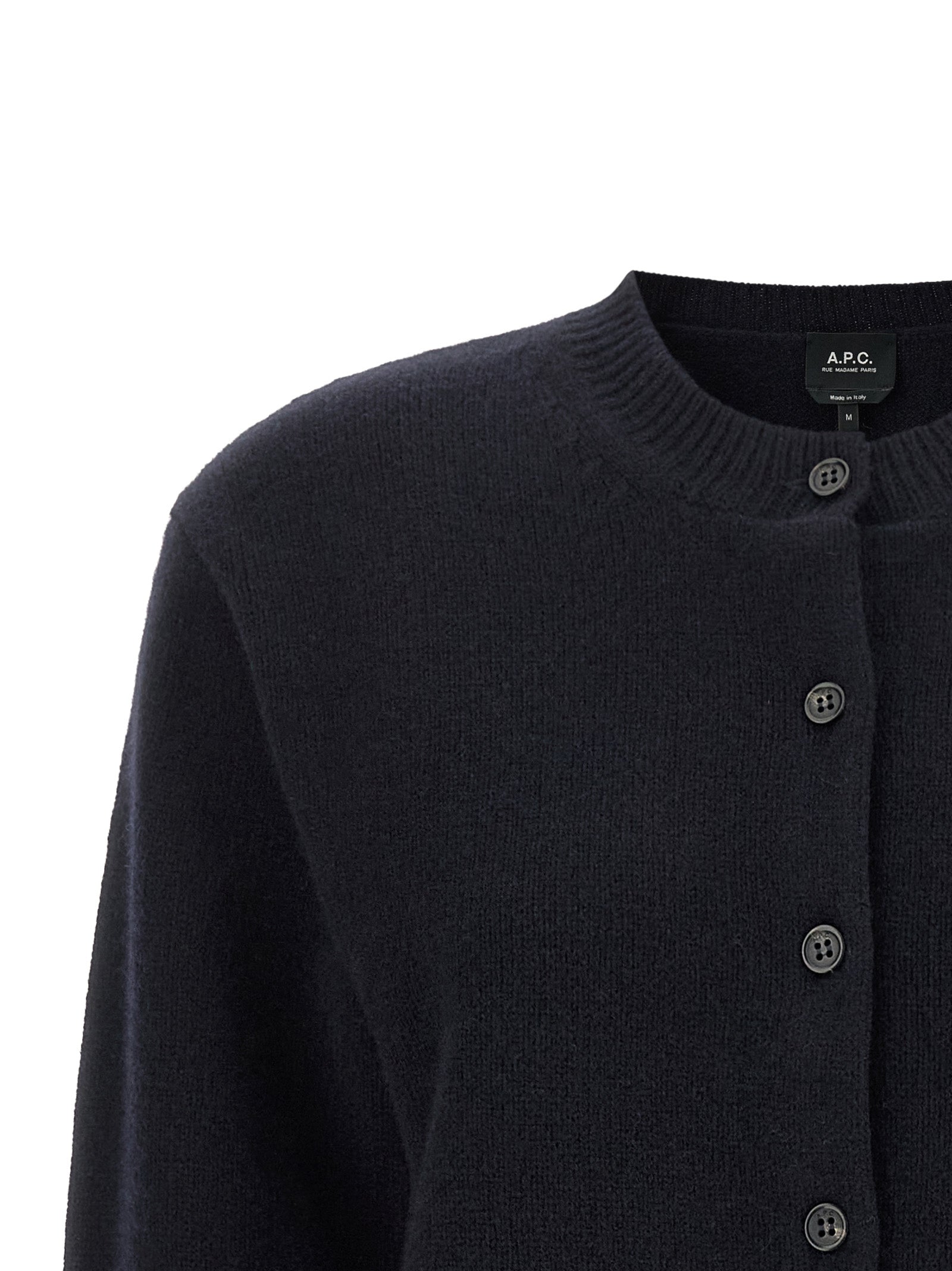 A.P.C. Blue Wool Women's Cardigan