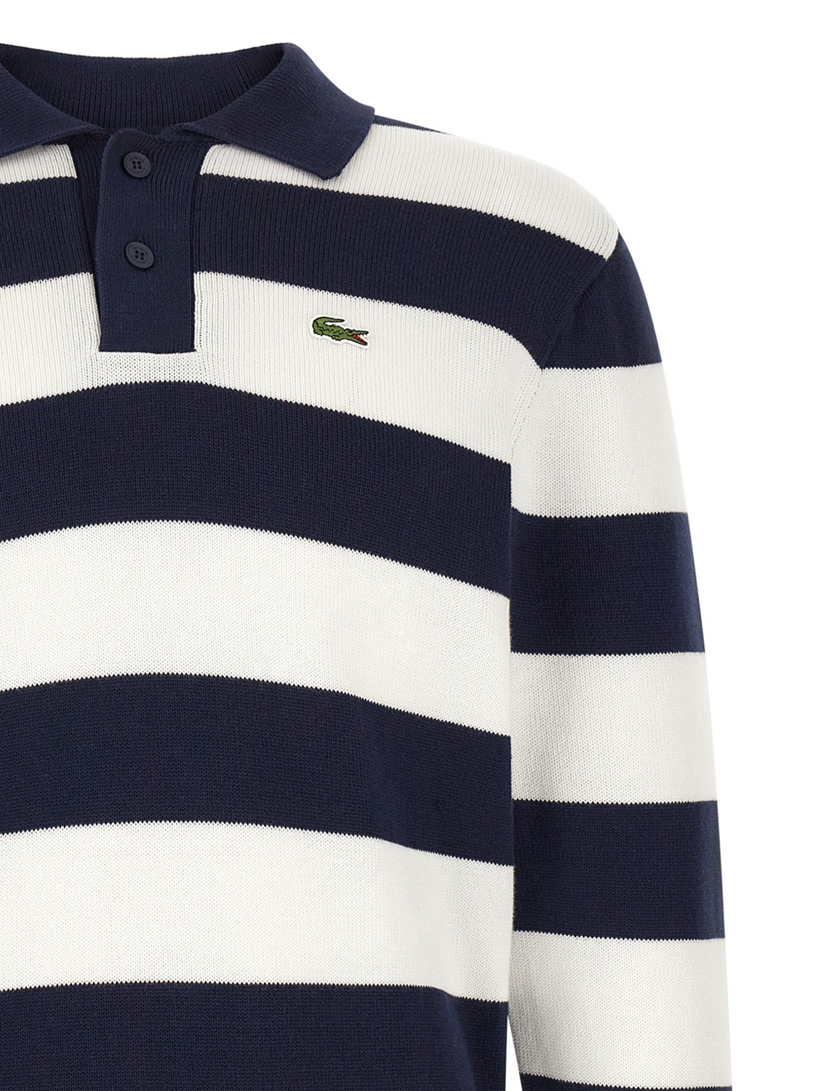 Lacoste White Cotton Men's Cardigan