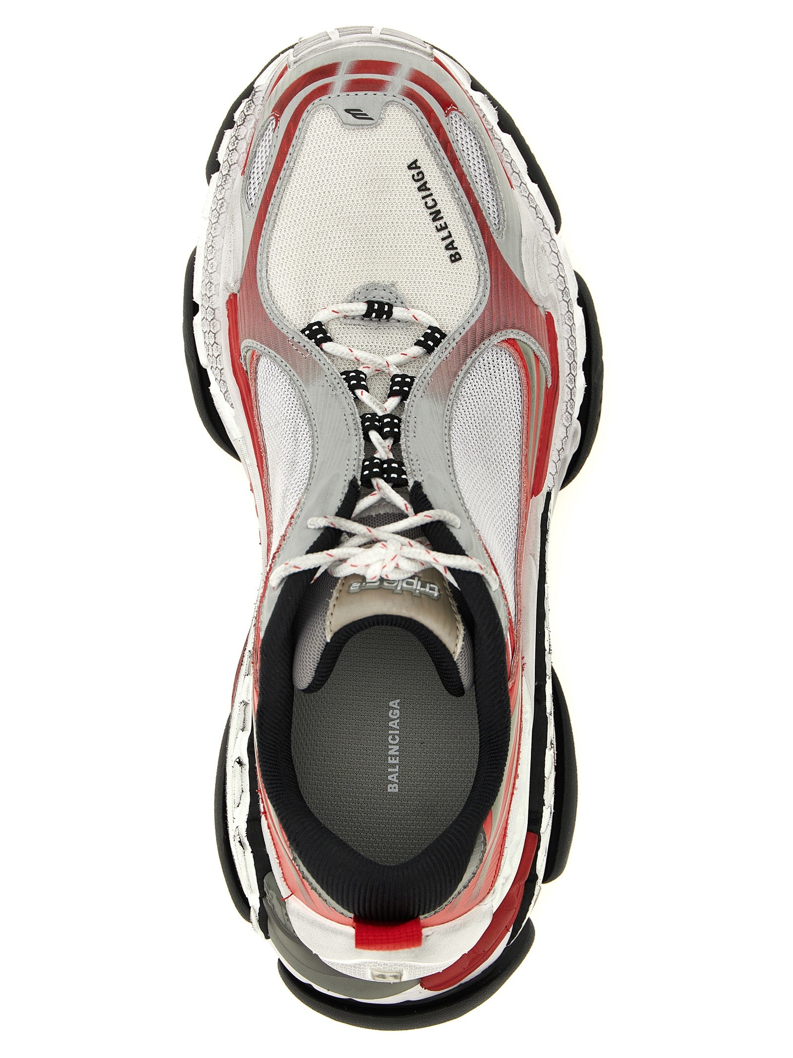 Balenciaga White Polyethylene Athletic Men's Sneakers