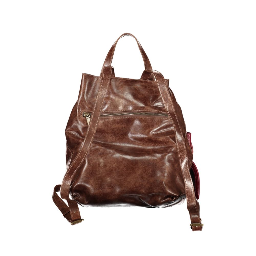 Desigual Brown Polyurethane Women's Women's Backpack