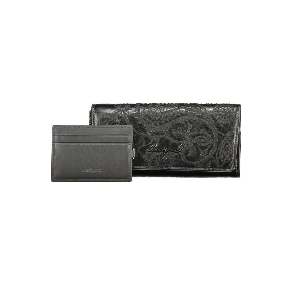 Desigual Black Polyurethane Women's Women's Wallet