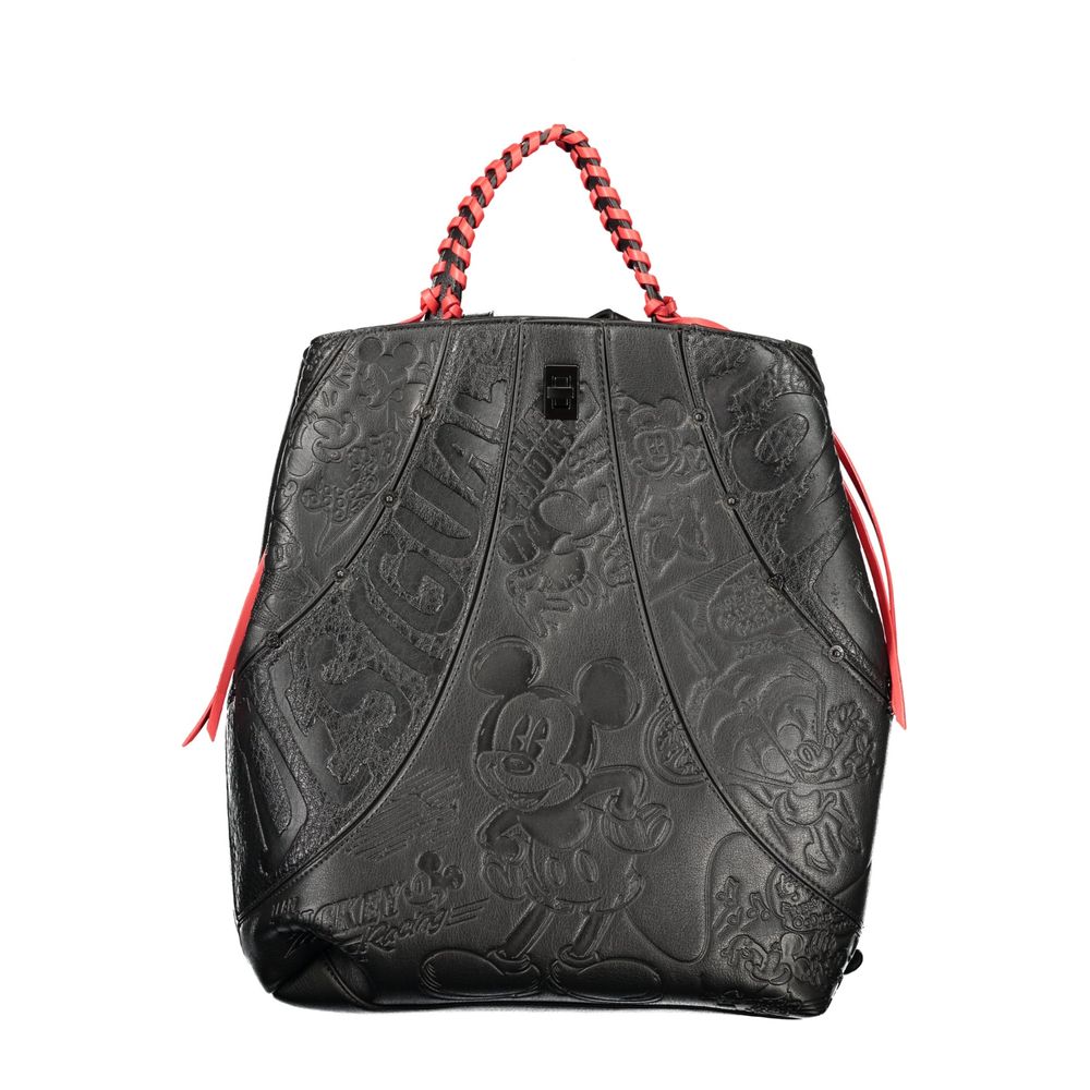 Desigual Black Polyurethane Women's Women's Backpack