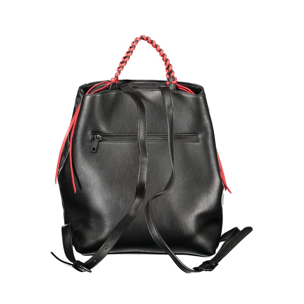 Desigual Black Polyurethane Women's Women's Backpack
