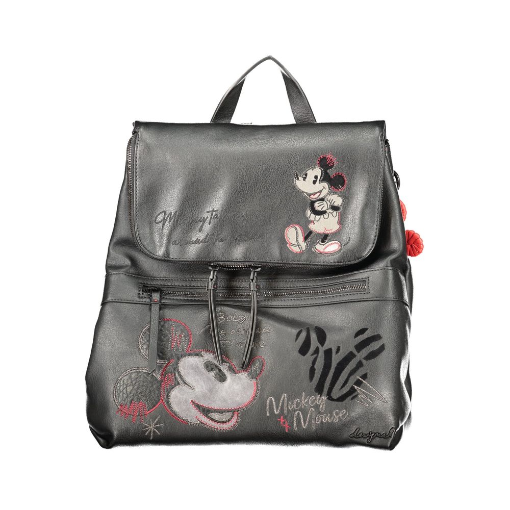 Desigual Nero Polyurethane Women's Women's Backpack