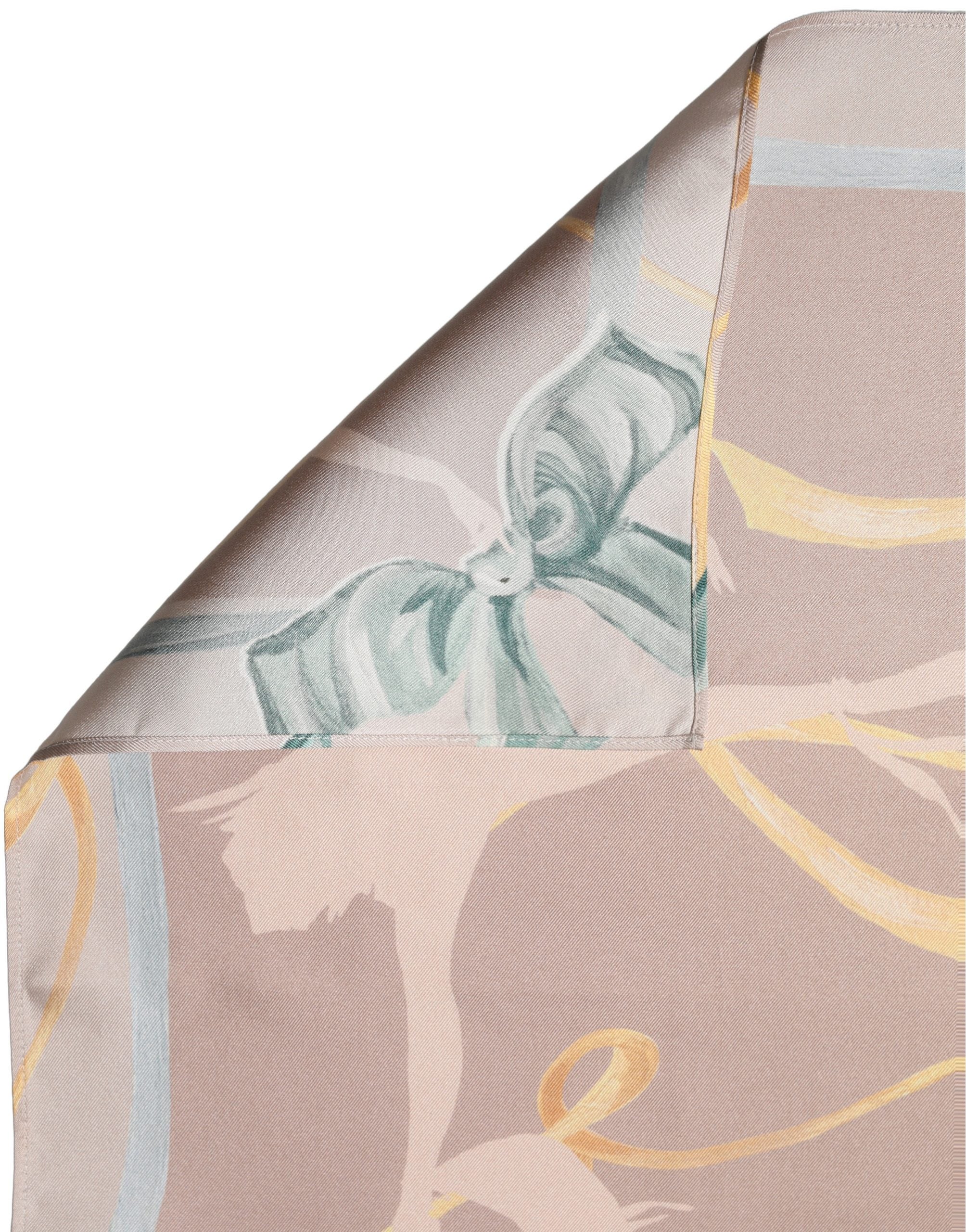 Dolce & Gabbana Men Multicolor Ballerina Floral Foulard Men's Scarf