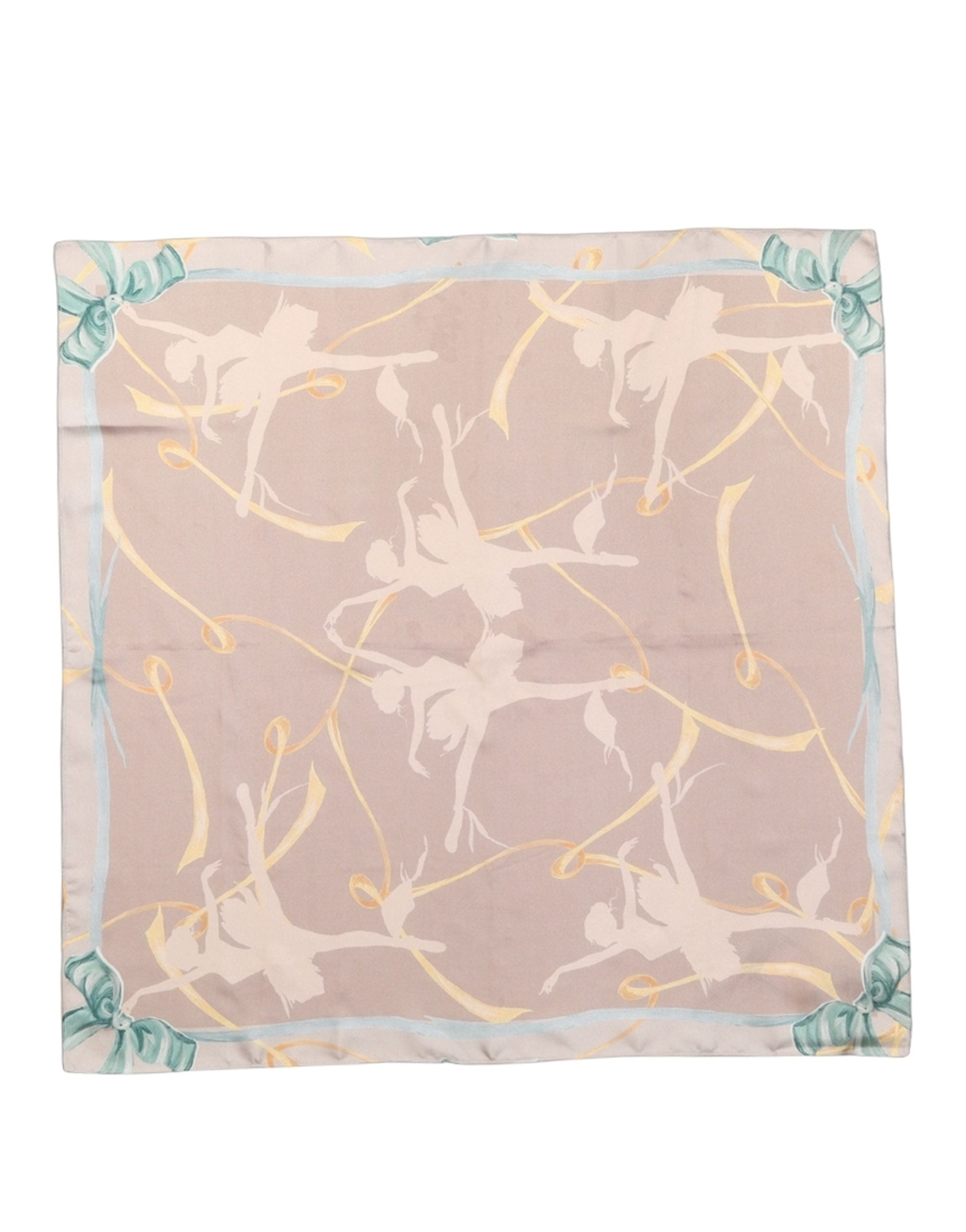 Dolce & Gabbana Men Multicolor Ballerina Floral Foulard Men's Scarf