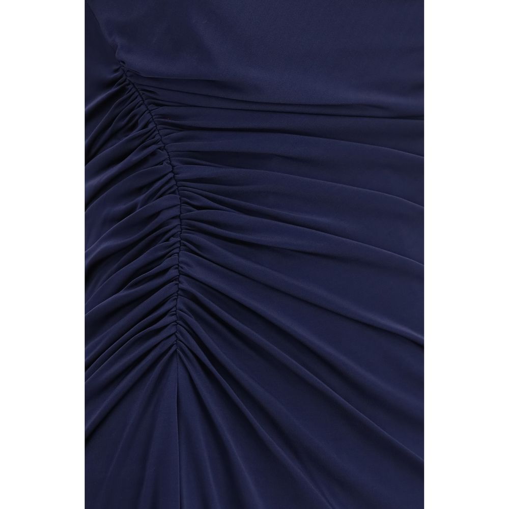 Versace Blue Viscose Casual Women's Dress