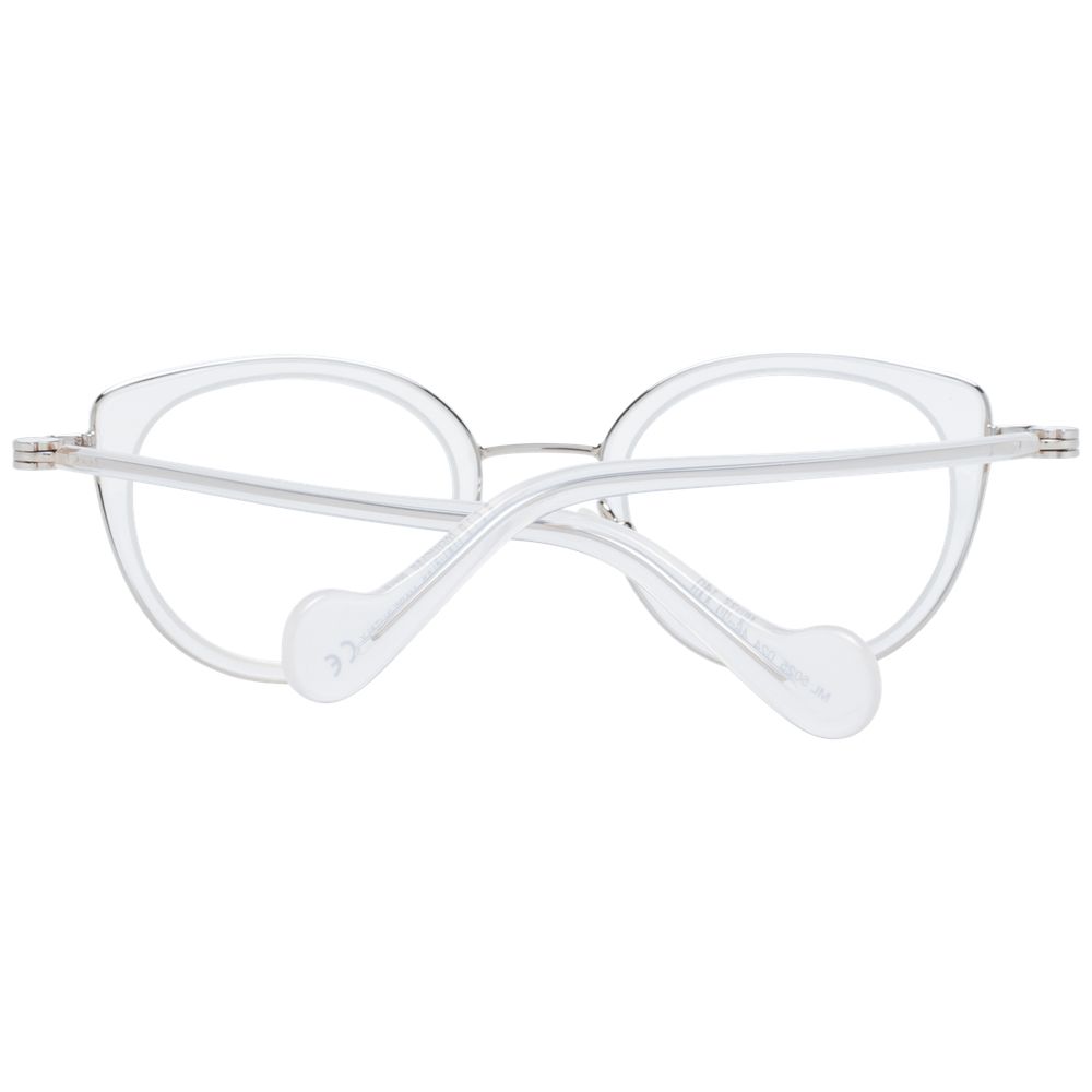 Moncler White Metal Glasses Women's (Frames)
