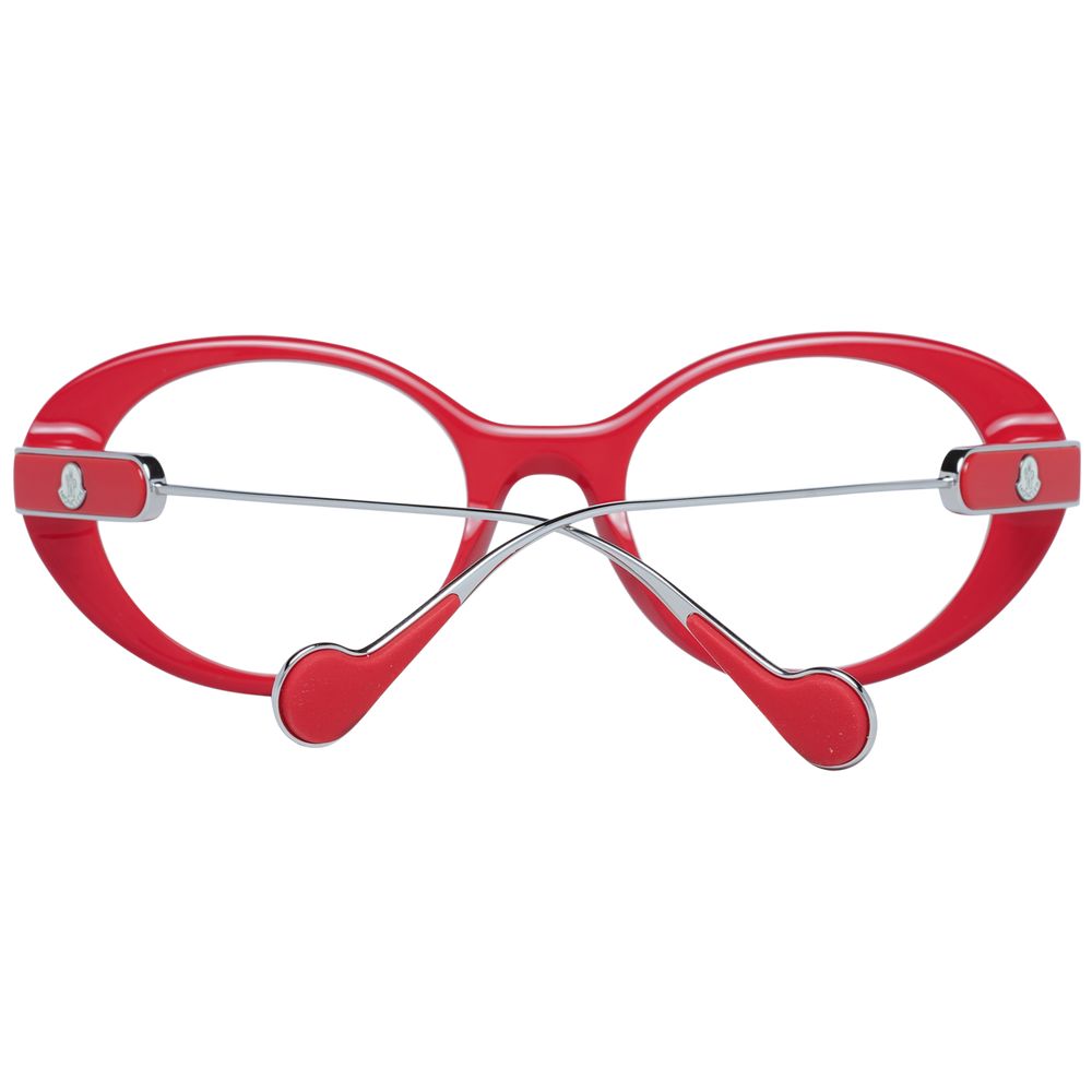 Moncler Red Metal & Plastic Glasses Women's (Frames)