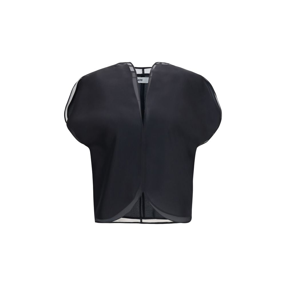 Khaite Black Silk Women's Shirt