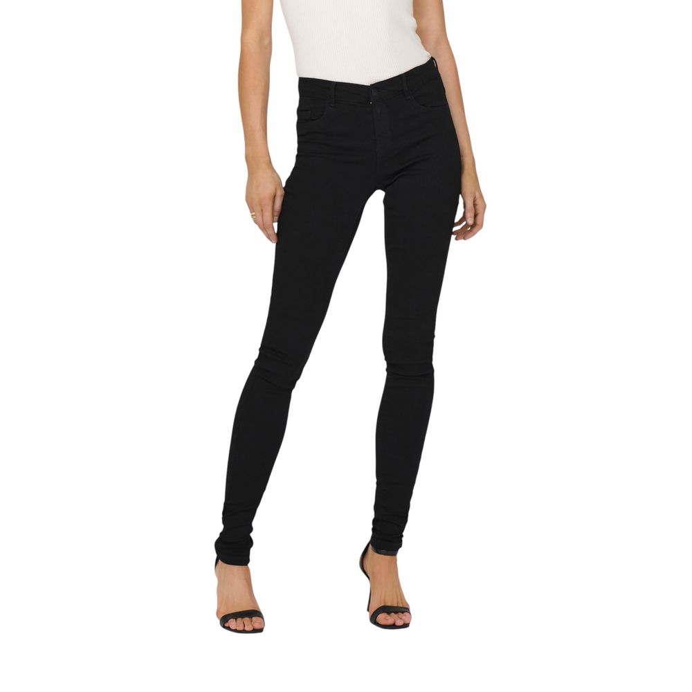 Only Black Viscose Skinny Women's Jeans
