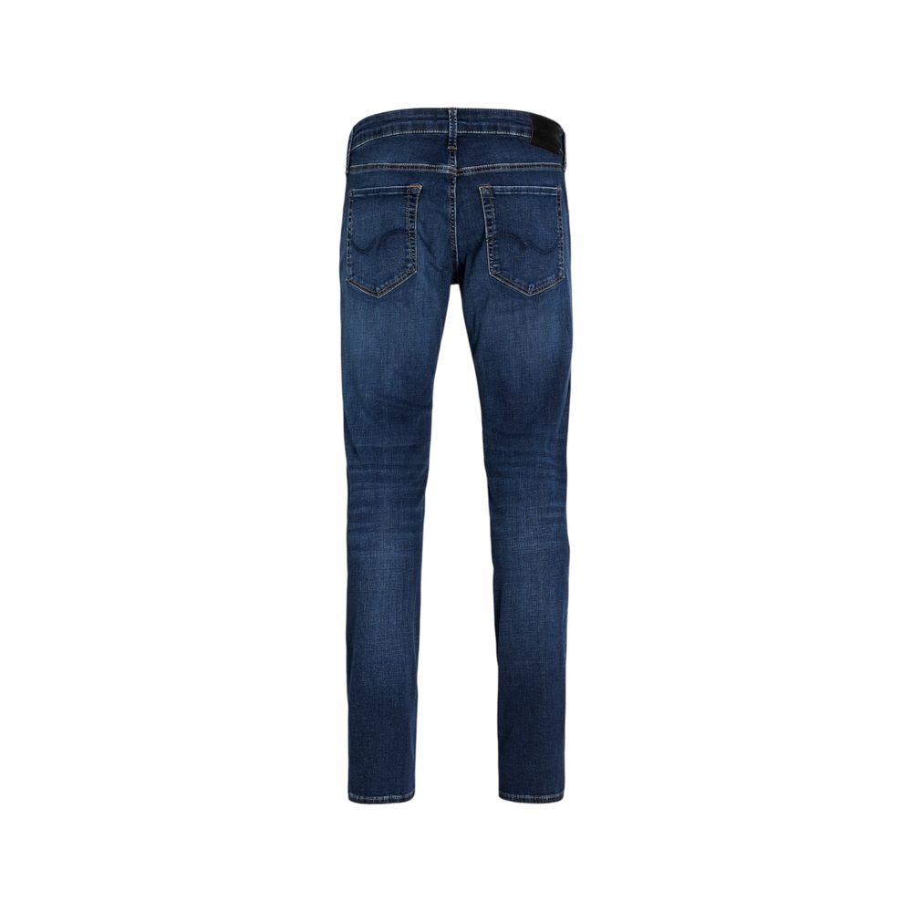 Jack Jones Blue Cotton Skinny Men's Jeans