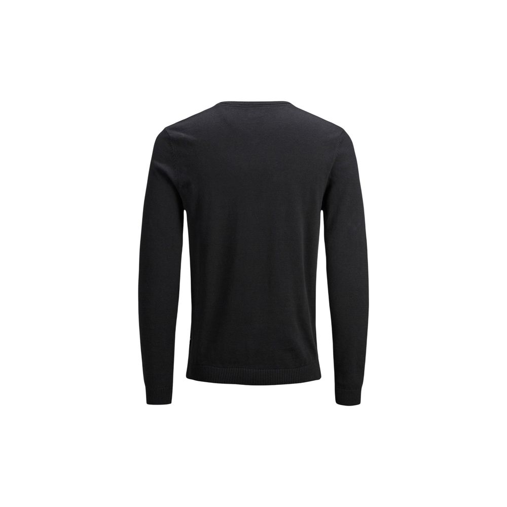 Jack Jones Black Cotton Men's Sweatshirt