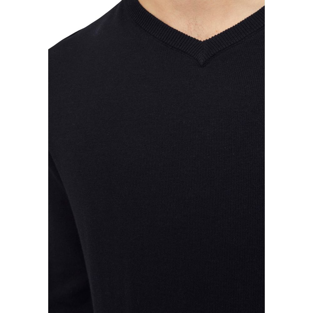 Jack Jones Black Cotton Men's Sweatshirt