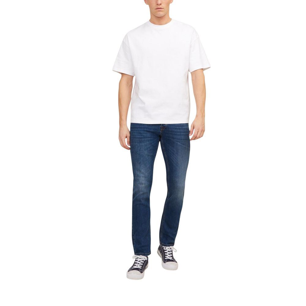 Jack Jones Blue Cotton Skinny Men's Jeans