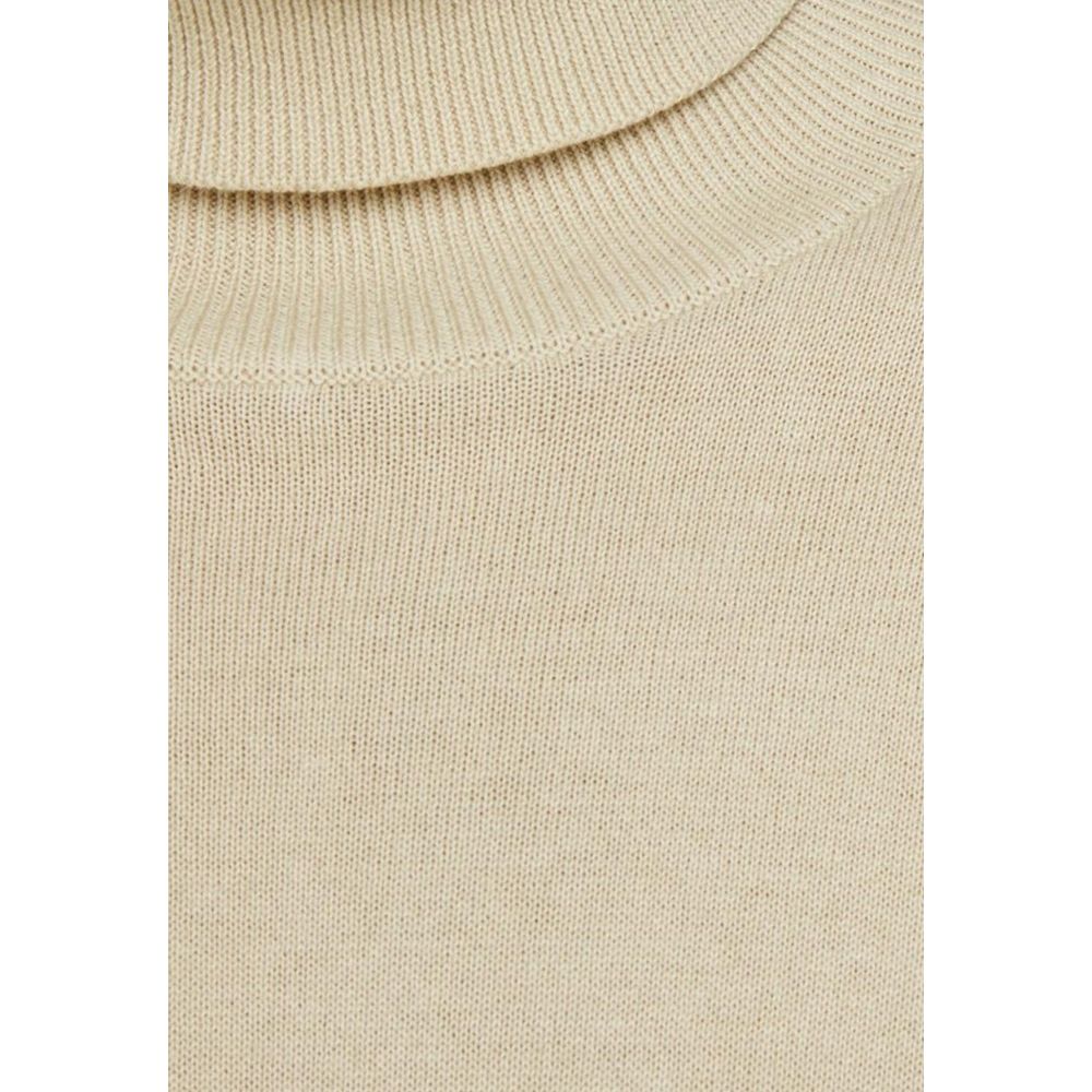 Jack Jones Beige Cotton Men's Turtleneck
