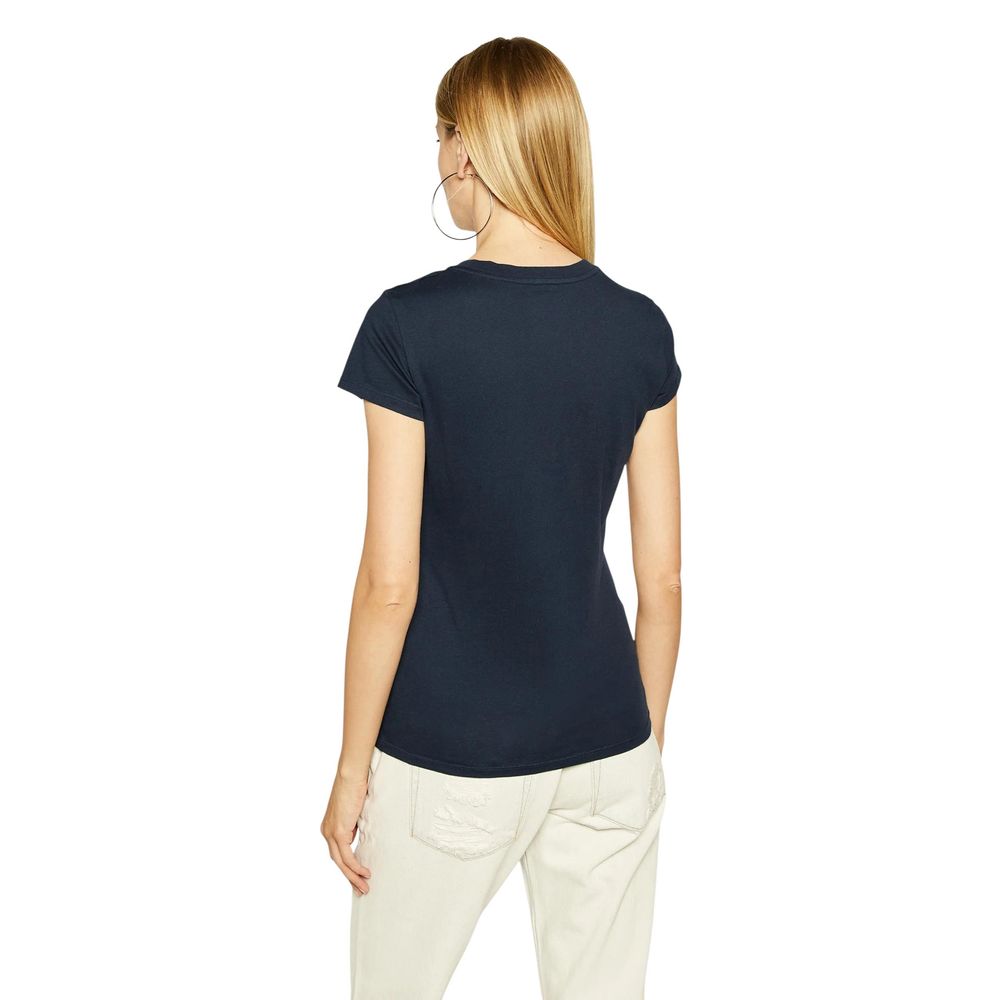 Armani Exchange Blue Cotton Women's T-Shirt