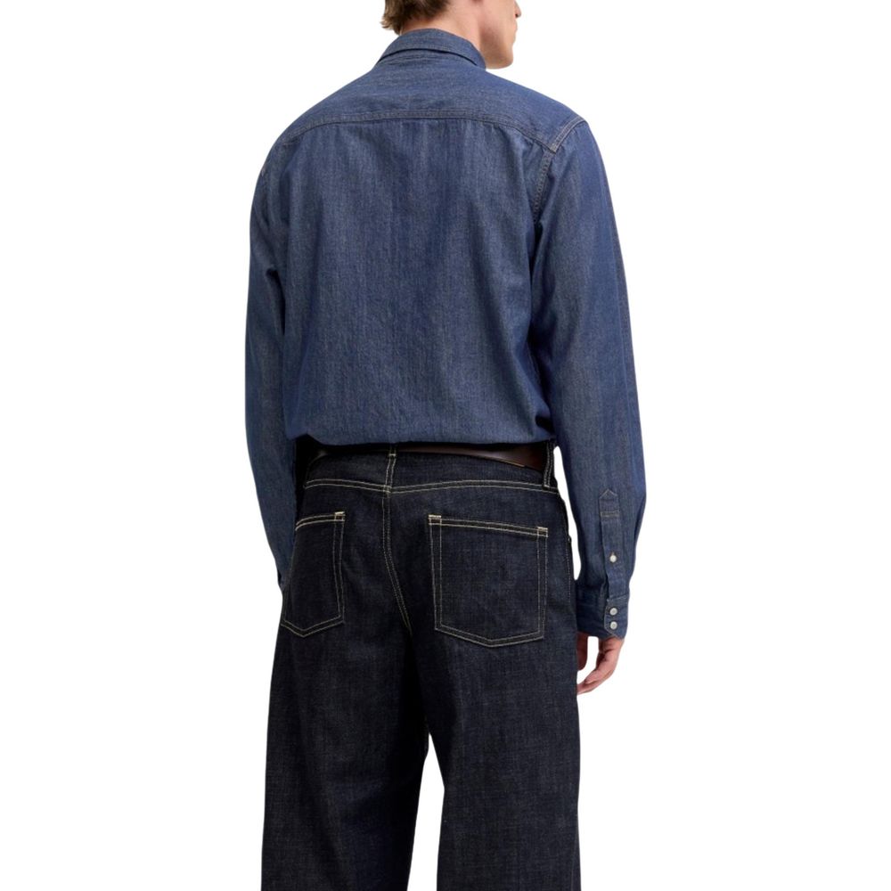Jack Jones Blue Denim Men's Shirt