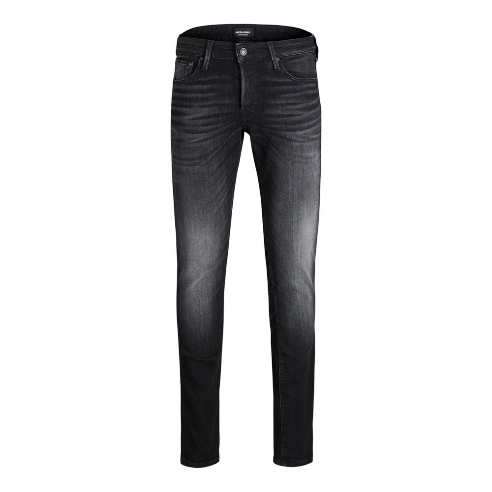 Jack Jones Black Cotton Skinny Men's Jeans