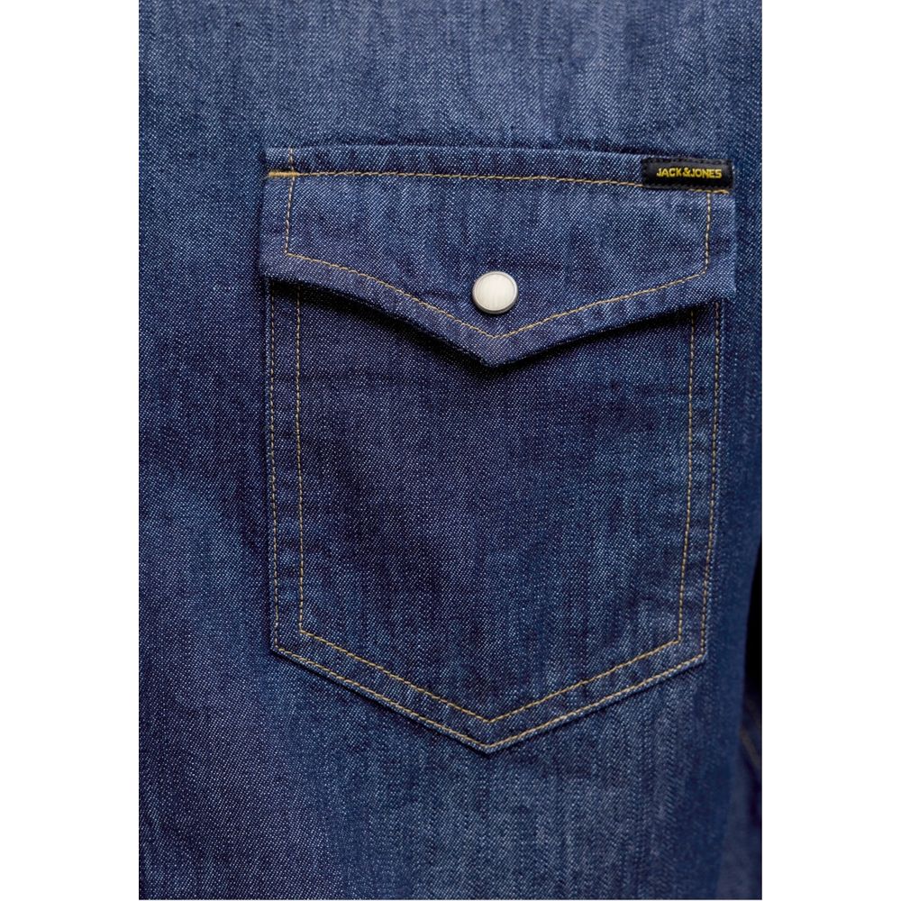 Jack Jones Blue Denim Men's Shirt