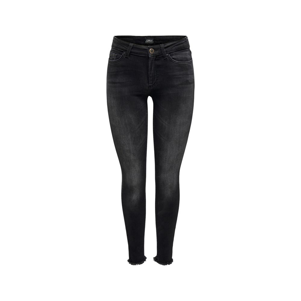 Only Black Cotton Skinny Women's Jeans