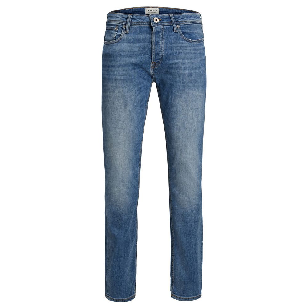 Jack Jones Blue Cotton Skinny Men's Jeans