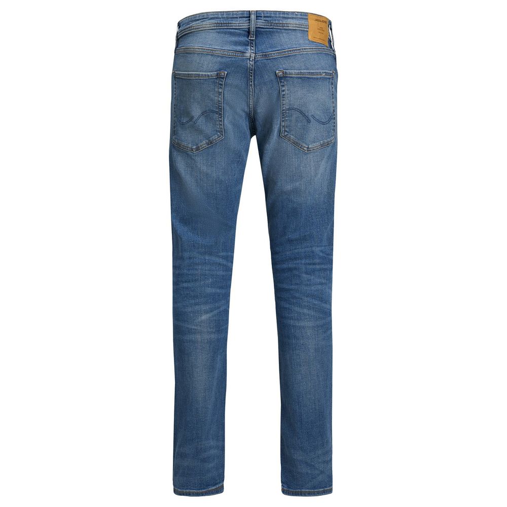 Jack Jones Blue Cotton Skinny Men's Jeans