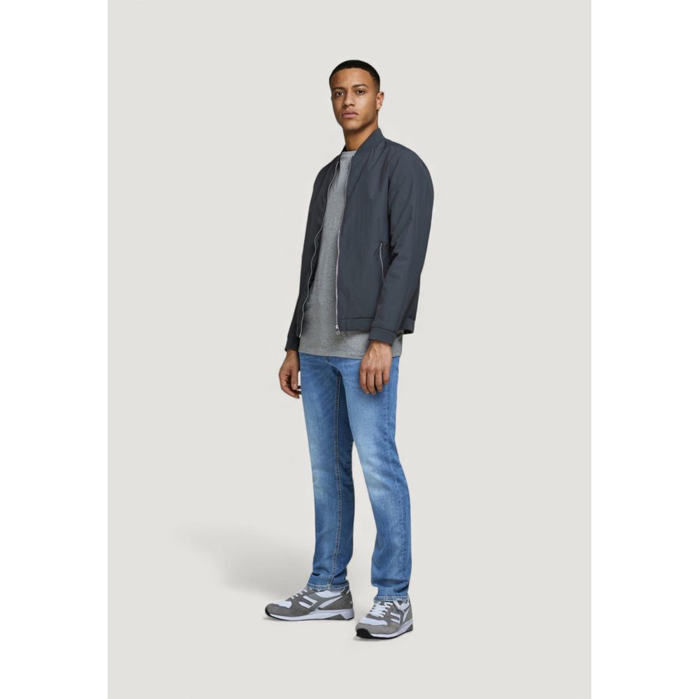 Jack Jones Blue Cotton Skinny Men's Jeans