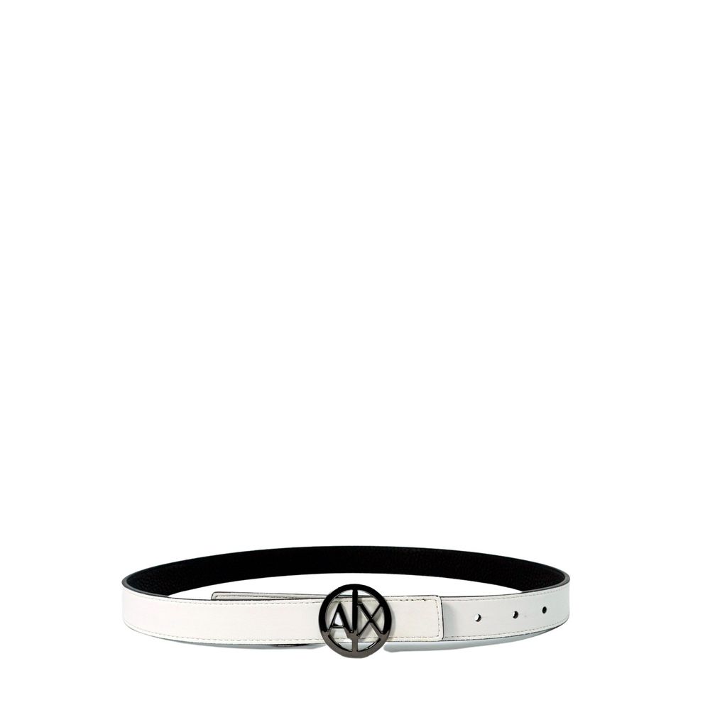 Armani Exchange Black Polyester Thin Women's Belt
