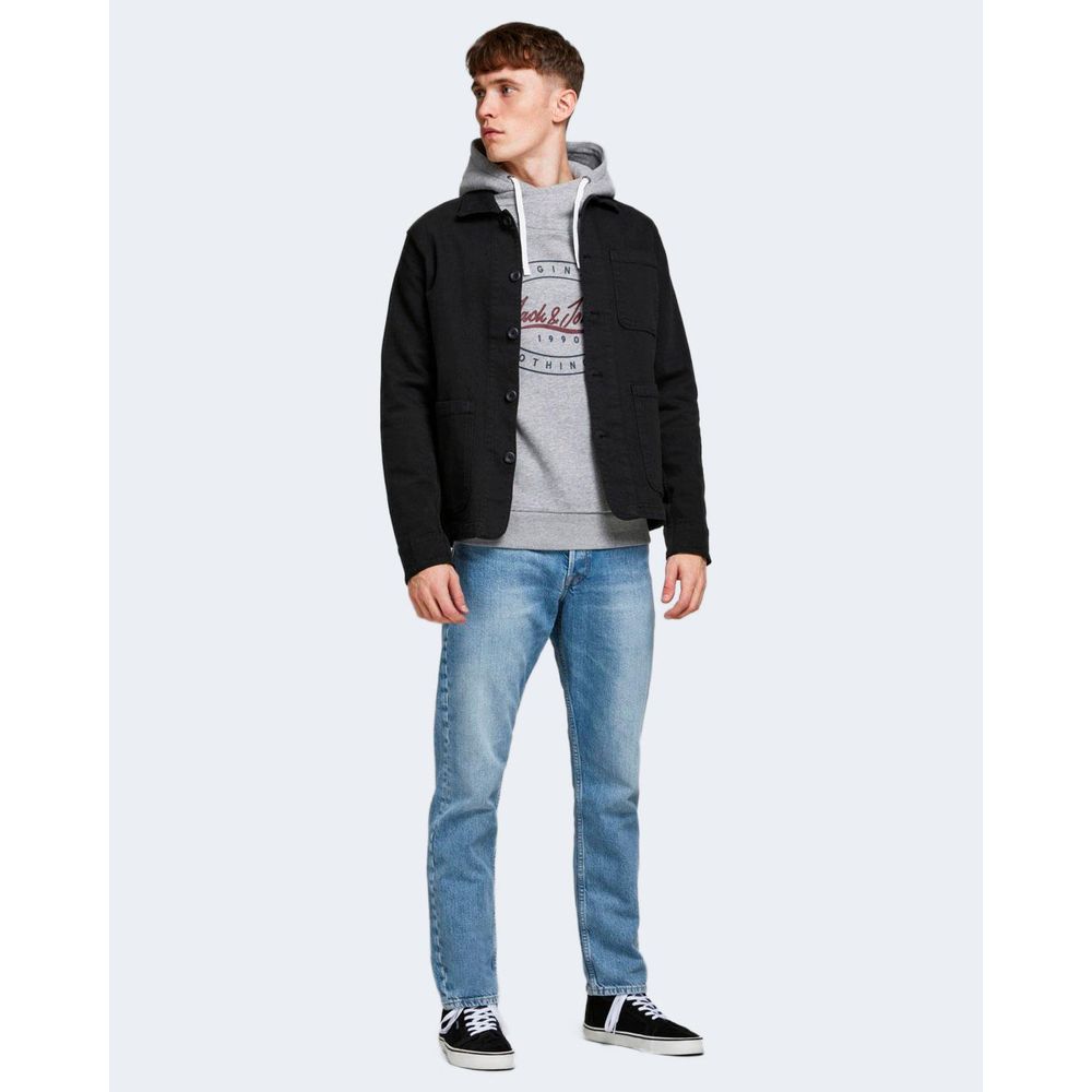 Jack Jones Blue Cotton Relaxed Fit Men's Jeans