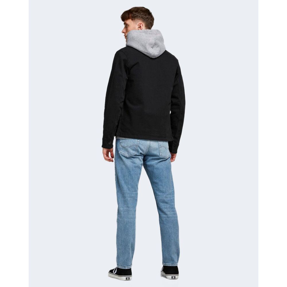 Jack Jones Blue Cotton Relaxed Fit Men's Jeans