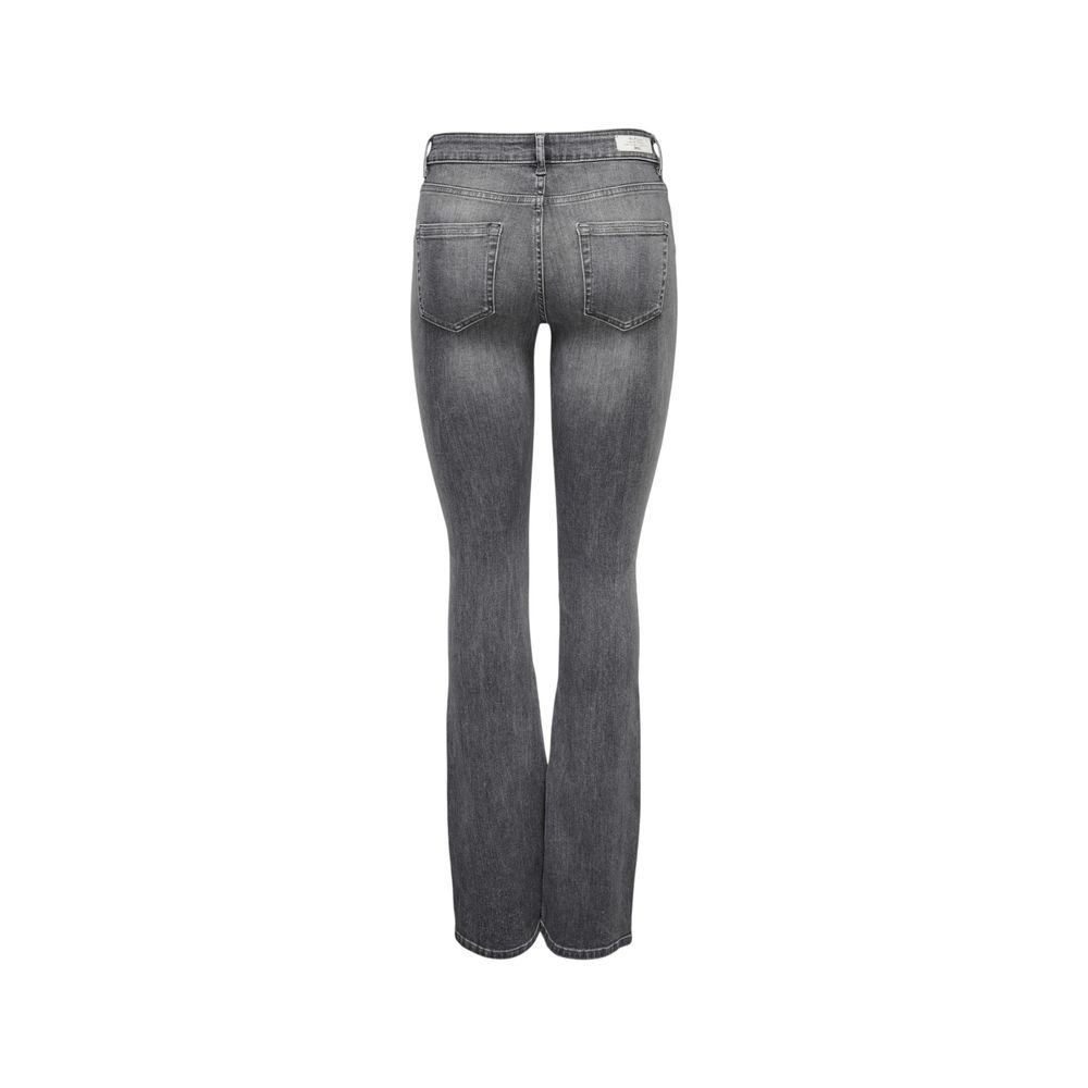 Only Gray Cotton Skinny Women's Jeans