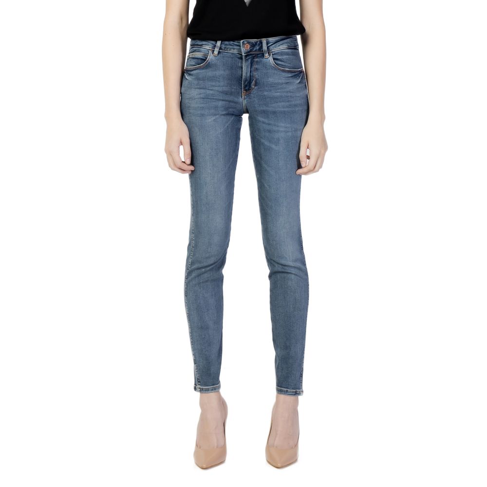 Guess Blue Cotton Skinny Women's Jeans
