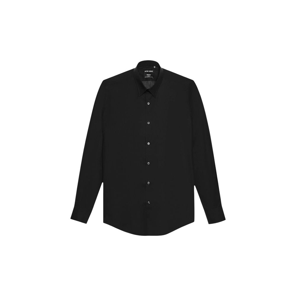 Antony Morato Black Cotton Dress Men's Shirt