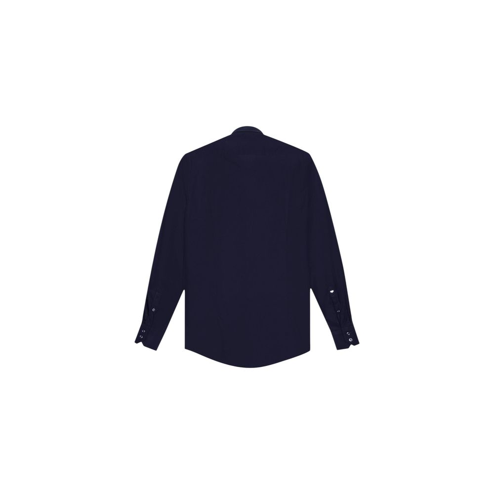 Antony Morato Blue Cotton Dress Men's Shirt