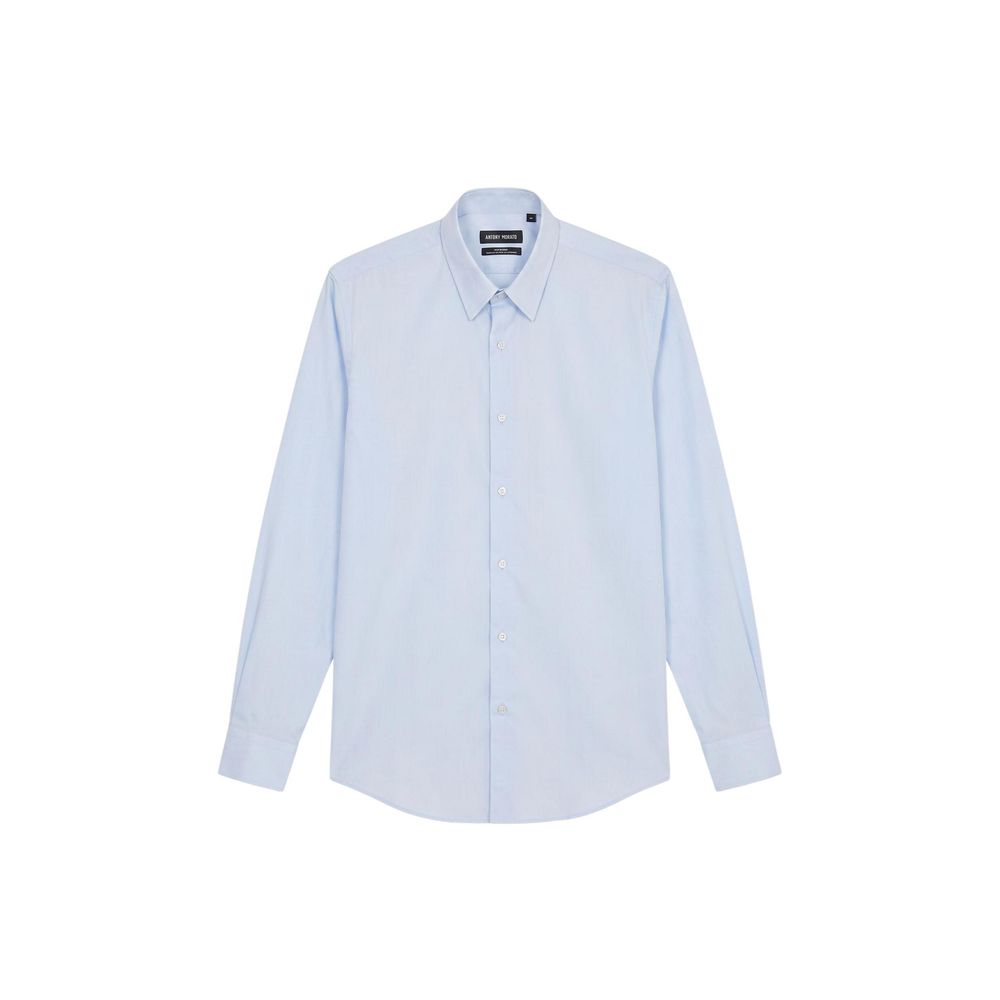 Antony Morato Blue Cotton Dress Men's Shirt