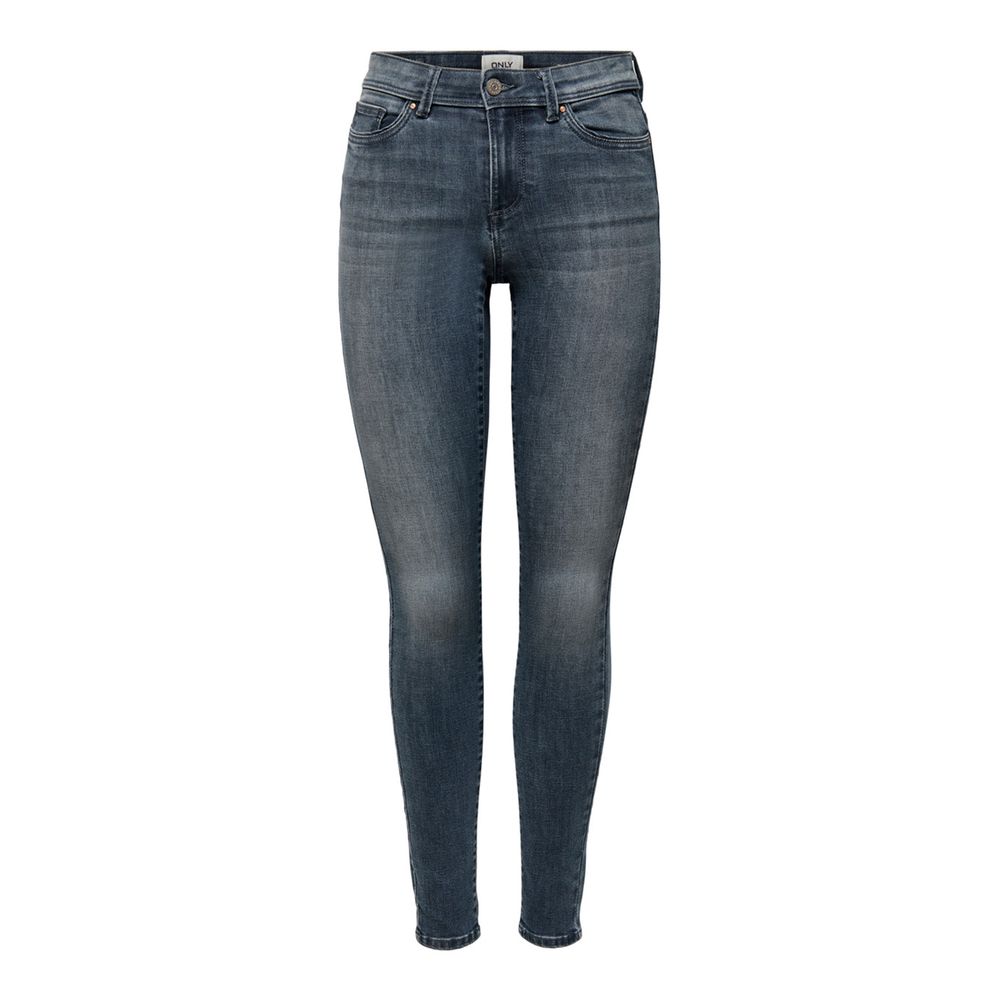 Only Blue Cotton Skinny Women's Jeans