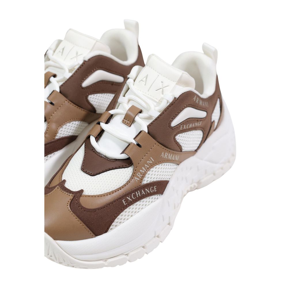 Armani Exchange Bicolor Polyester Chunky Women's Sneakers