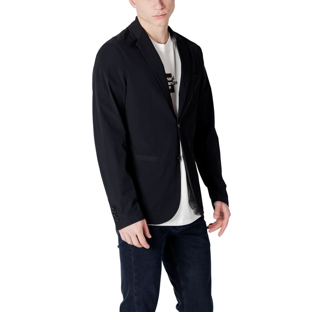 Armani Exchange Black Cotton Men's Blazer