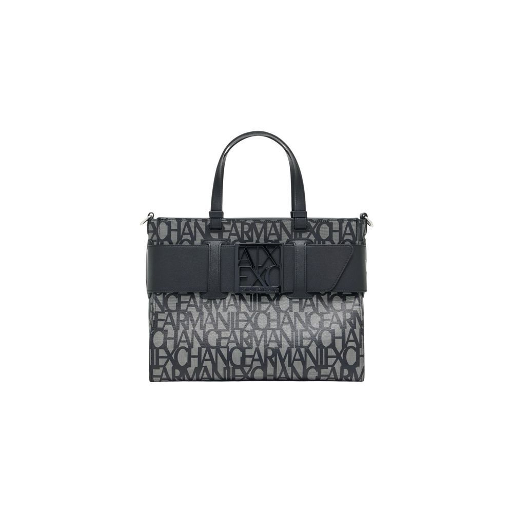 Armani Exchange Black Cotton Women's Handbag