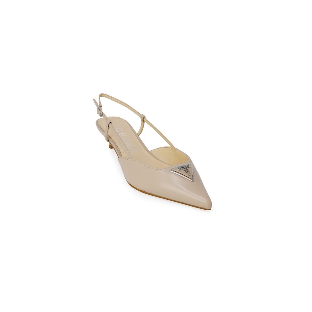 Guess Beige Polyester High Heel Women's Pumps
