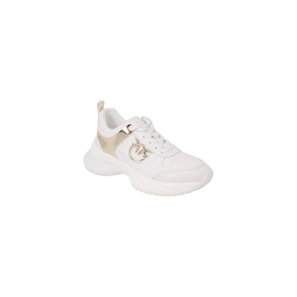 PINKO White Leather Women's Sneakers