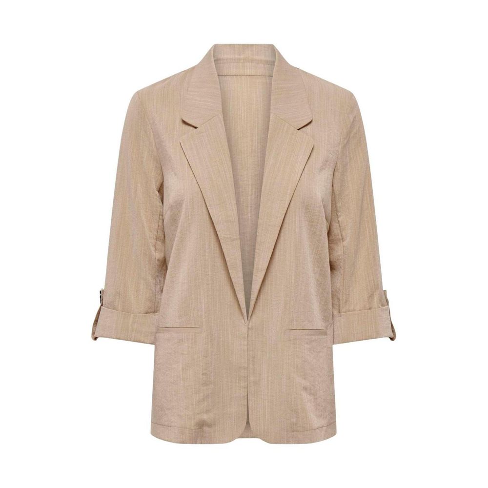 Only Beige Viscose Women's Blazer