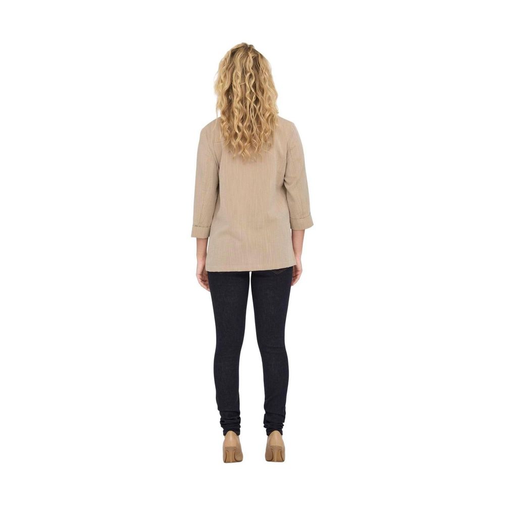 Only Beige Viscose Women's Blazer
