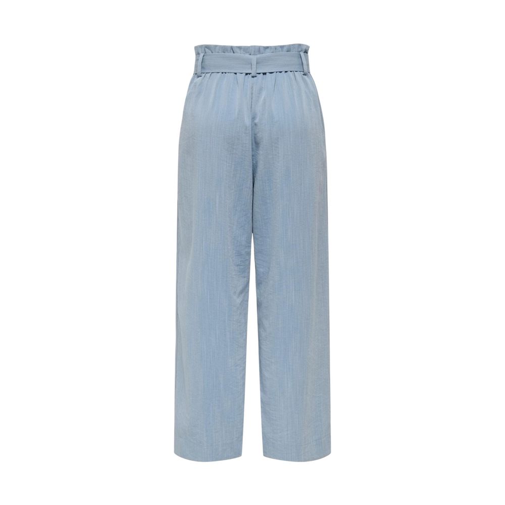 Only Blue Viscose Casual Women's Pants