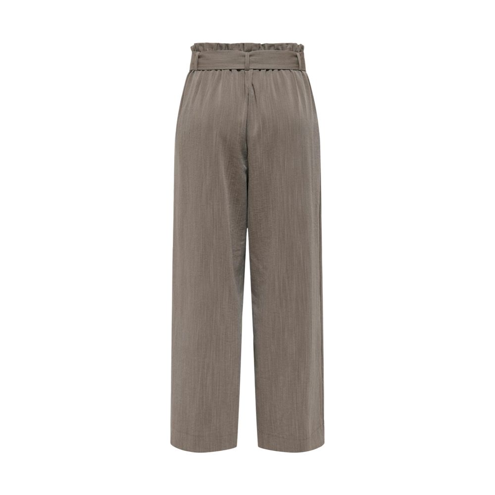 Only Beige Viscose Casual Women's Pants