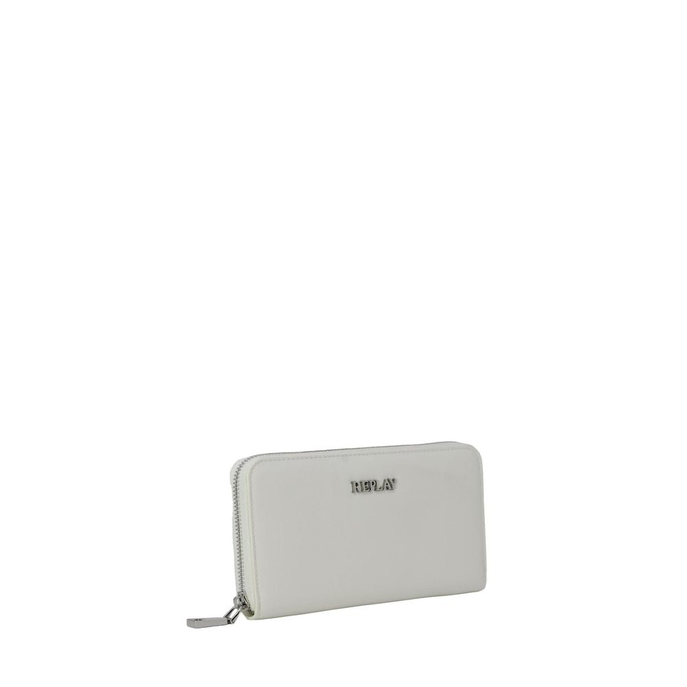 Replay White Polyethylene Women's Wallet
