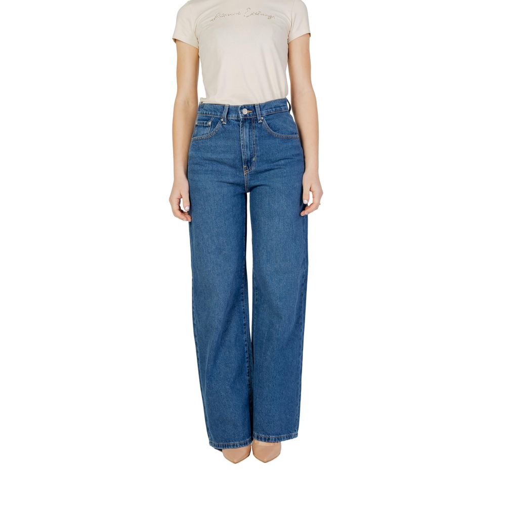Only Blue Cotton Relaxed Fit Women's Jeans