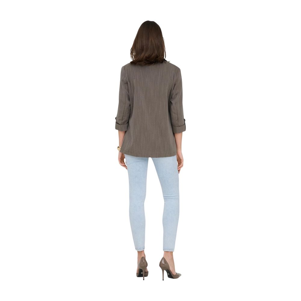 Only Beige Viscose Women's Blazer