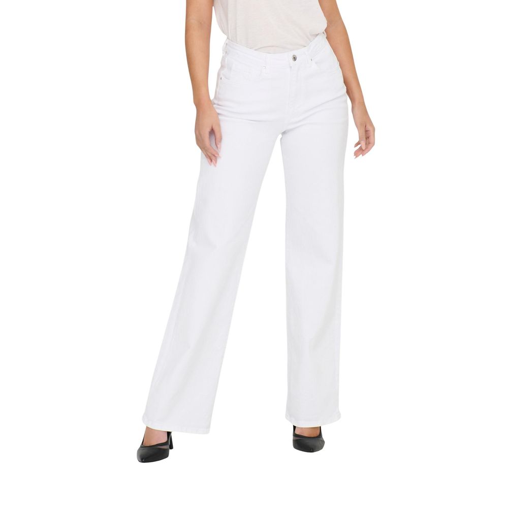 Only White Cotton Relaxed Fit Women's Jeans